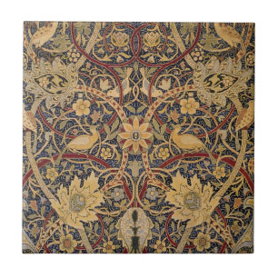Azulejo De Cerámica Tapiz Falso William Morris Bullerswood