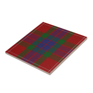 Azulejo De Cerámica Tartan de expresiones escocesas del clan Fraser