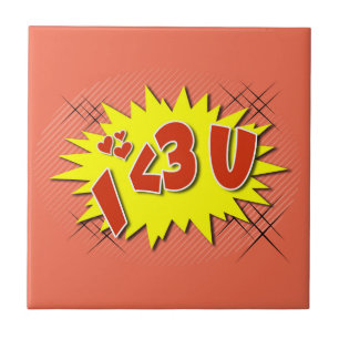 Azulejo De Cerámica Te amo