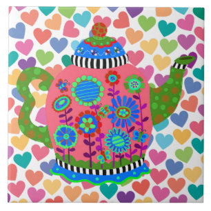 Azulejo De Cerámica Té Trivet