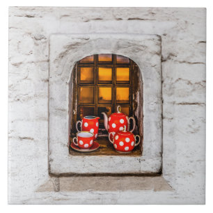 Azulejo De Cerámica Tea Fiesta