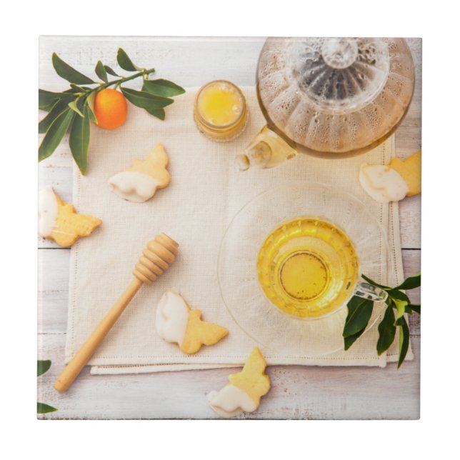 Azulejo De Cerámica Teatime (Frente)