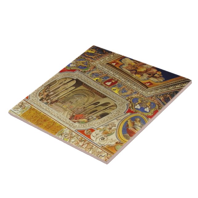 Azulejo De Cerámica Techo de la capilla de Sistine (Lado)