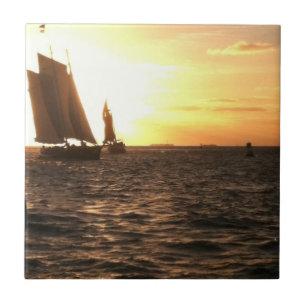 Azulejo De Cerámica Tecla fotográfica Key West Sunset