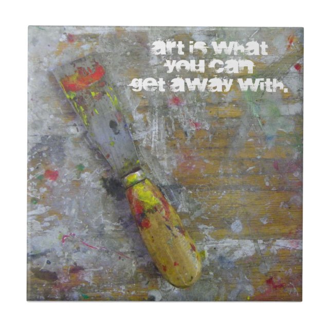 Azulejo De Cerámica ¡Teja artística enrrollada! (Frente)