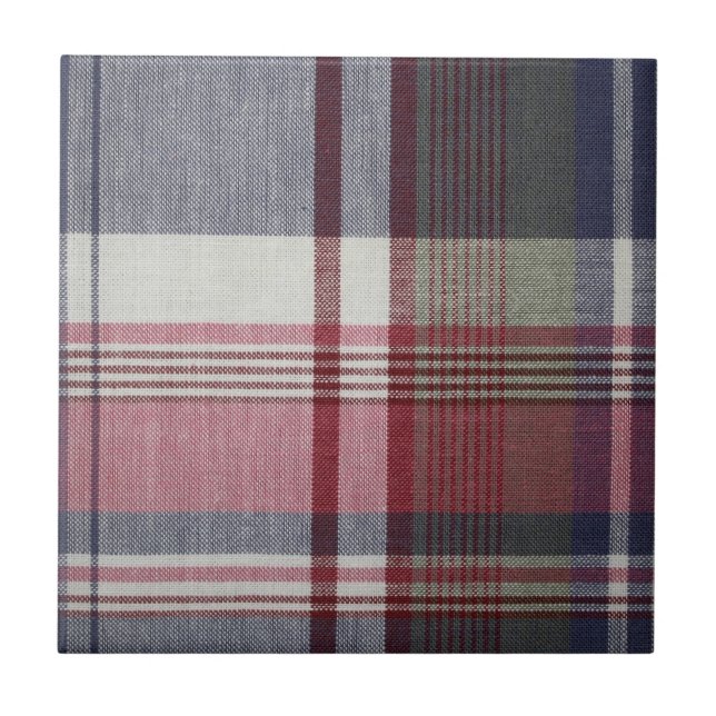 Azulejo De Cerámica Tejido de cerámica de plástico (Frente)