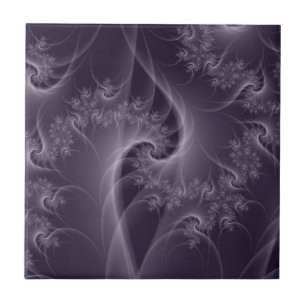 Azulejo De Cerámica Tejido morado y blanco