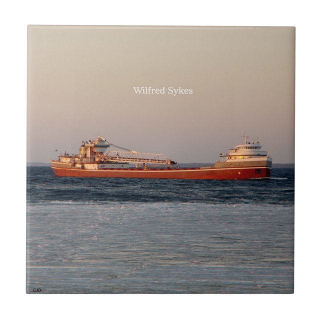 Azulejo De Cerámica Tejido Wilfred Sykes (Frente)