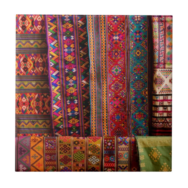 Azulejo De Cerámica telas de Bután a la venta (Frente)