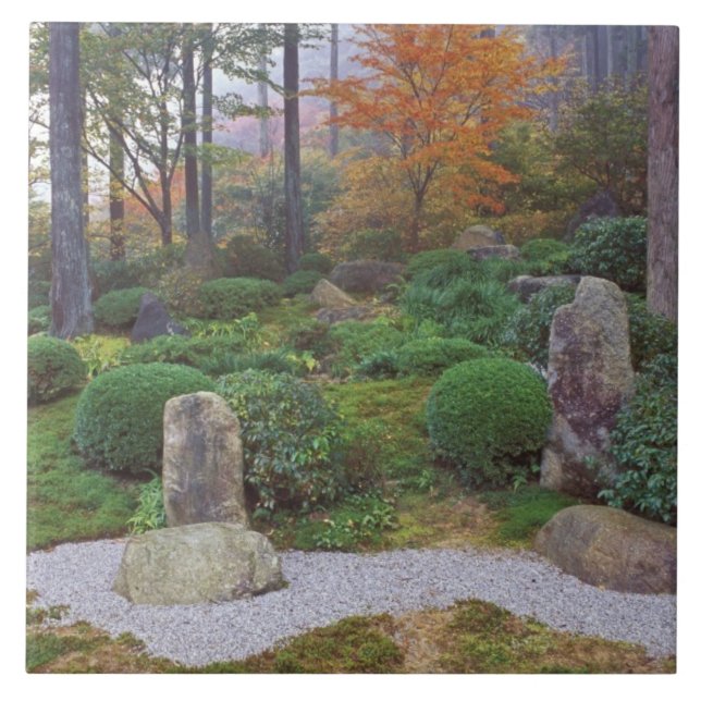 Azulejo De Cerámica Templo Sanzen, Ohara, Kyoto, Japón 4 (Frente)