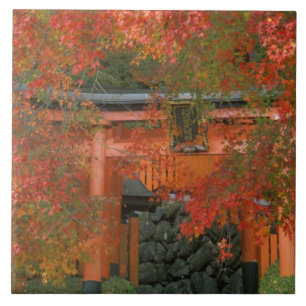 Azulejo De Cerámica Templo Yoshimine, Nagaoka, Kioto, Japón