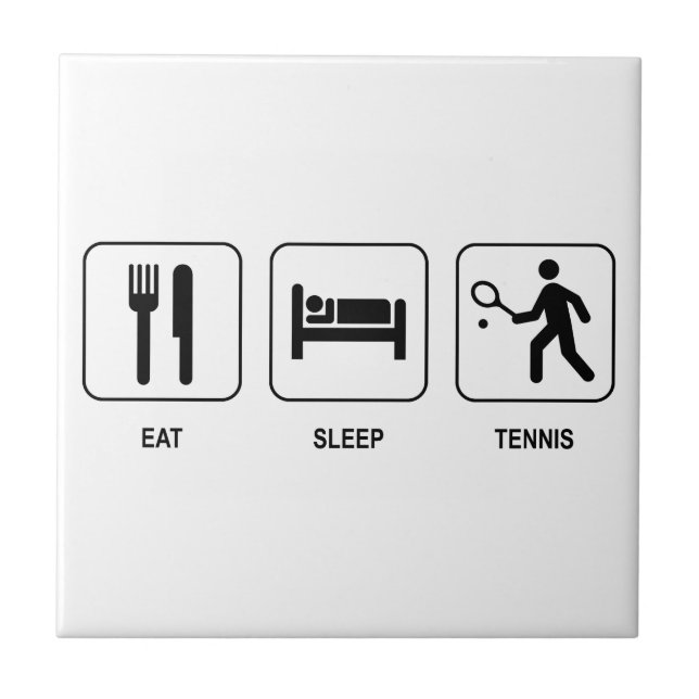 Azulejo De Cerámica Tenis de dormir (Frente)
