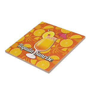 Azulejo De Cerámica Tequila sunrise