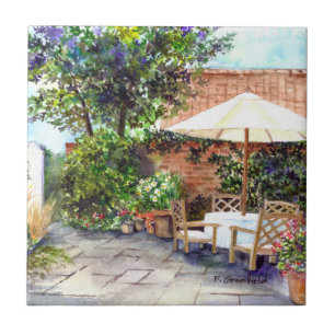 Azulejo De Cerámica Terraza del Manor House, York