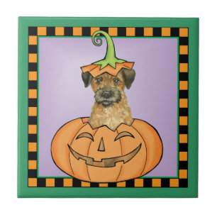 Azulejo De Cerámica Territorio fronterizo de Halloween