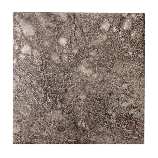 Azulejo De Cerámica Textura de cuero (Frente)
