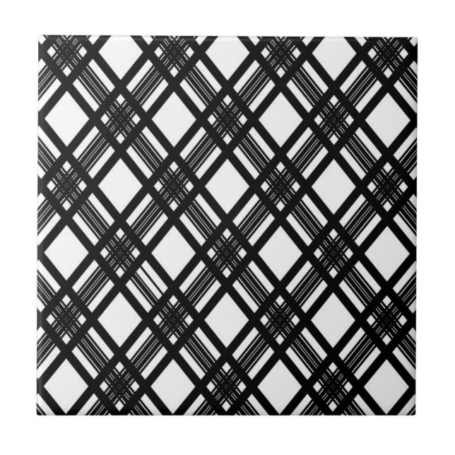 Azulejo De Cerámica Textura de las rayas (Frente)