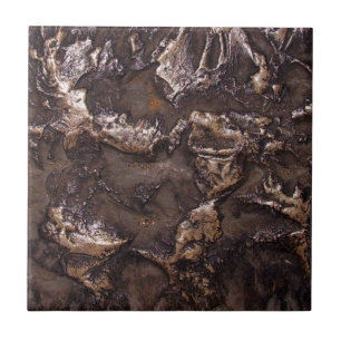 Azulejo De Cerámica Textura de piedra de bronce falsa