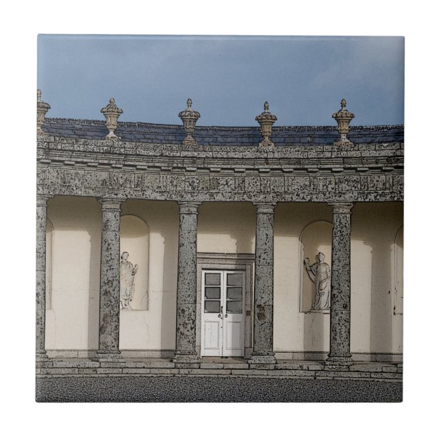 Azulejo De Cerámica The Big House (Frente)