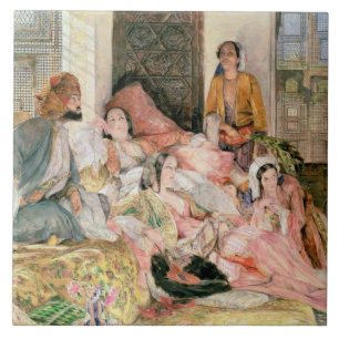 Azulejo De Cerámica The Harem, c.1850
