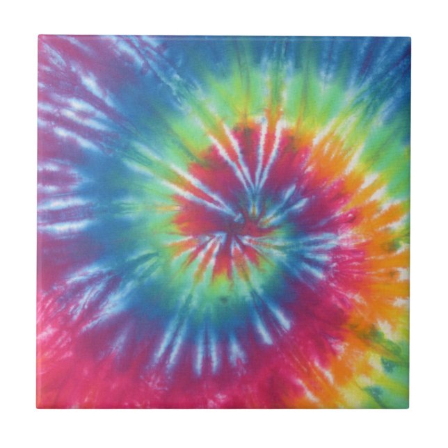 Azulejo De Cerámica Tie Dye One (Frente)