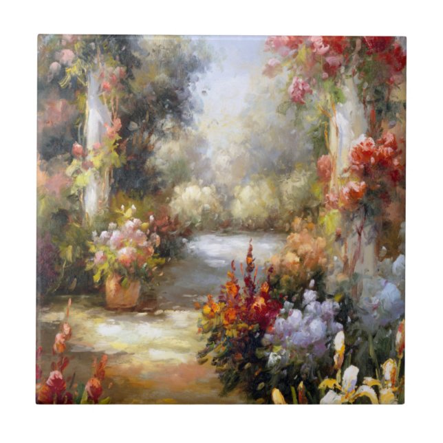 Azulejo De Cerámica Tiempo pasado I (Frente)