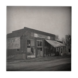 Azulejo De Cerámica Tienda de alimentación abandonada