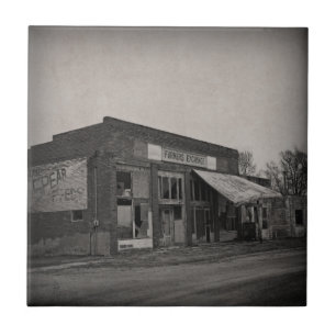 Azulejo De Cerámica Tienda de alimentación abandonada