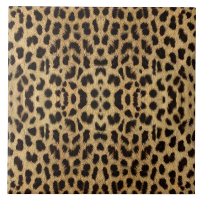 Azulejo De Cerámica Tile de impresión Leopard (Frente)