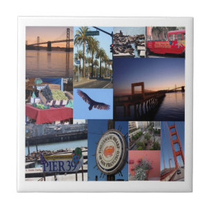 Azulejo De Cerámica Tile fotográfico de San Francisco