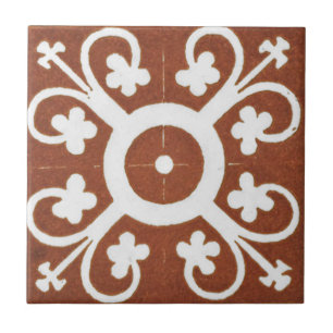Azulejo De Cerámica Tile Irlandés Cerámica Art Design Red Clover