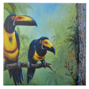 Azulejo De Cerámica Toco Toucan