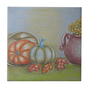 Azulejo De Cerámica Todavía de Thankgiving vida