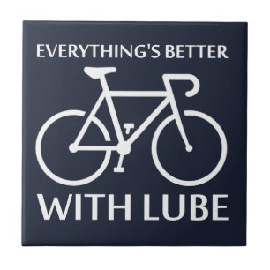 Azulejo De Cerámica Todo está mejor con Lube