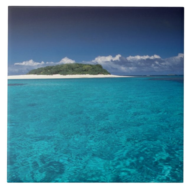 Azulejo De Cerámica Tonga, Vava'u, paisaje (Frente)