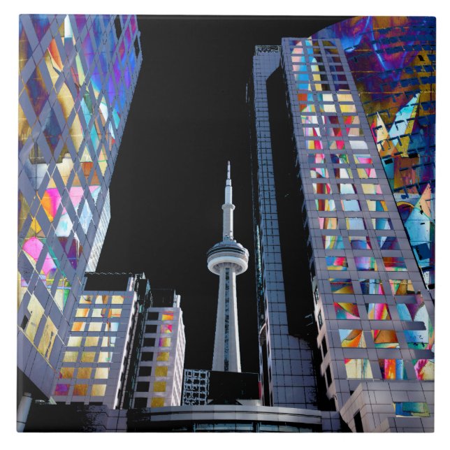 Azulejo De Cerámica Toronto, Canadá en graffiti (Frente)