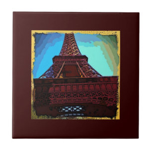Azulejo De Cerámica Torre Eiffel CB