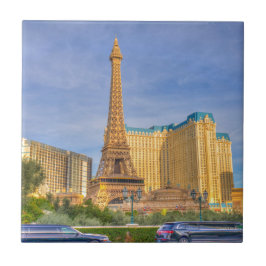 Azulejo De Cerámica Torre Eiffel Las Vegas París Limusina Nevada