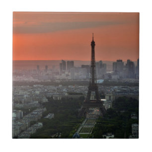 Azulejo De Cerámica Torre Eiffel París Europa Viajes