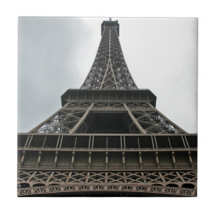 Azulejo De Cerámica Torre Eiffel París, Francia