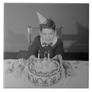Azulejo De Cerámica Torta de cumpleaños