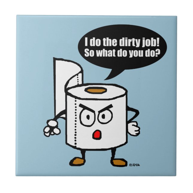 Azulejo De Cerámica Trabajo sucio (Frente)