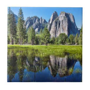 Azulejo De Cerámica Tranquilidad en Yosemite