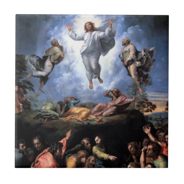 AZULEJO DE CERÁMICA TRANSFIGURACIÓN DE JESÚS (Frente)