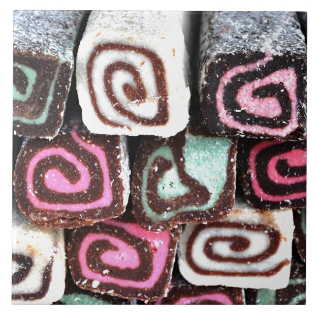 Azulejo De Cerámica Tratamientos con rollo de coco (Frente)