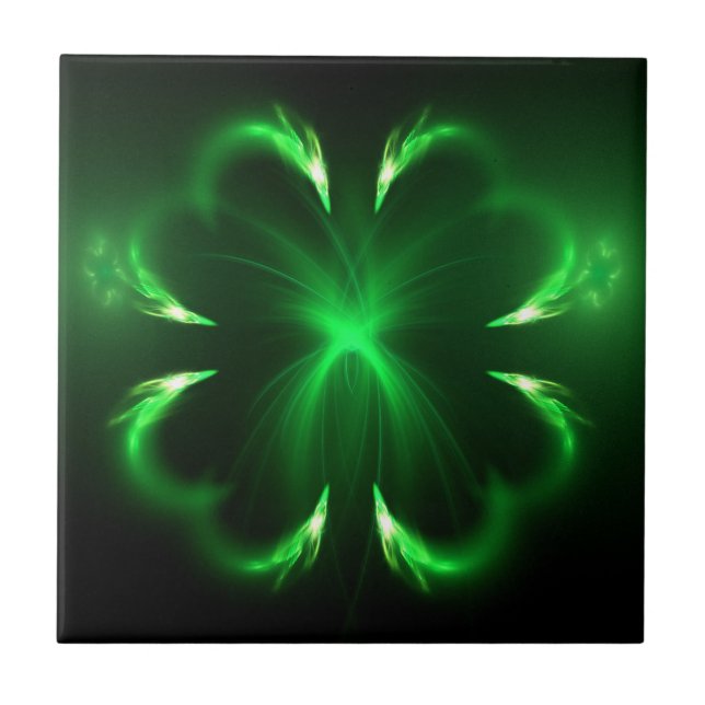 Azulejo De Cerámica Trébol (Frente)