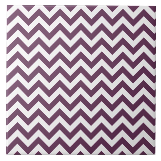 Azulejo De Cerámica Trendy Chevron Tile (Frente)