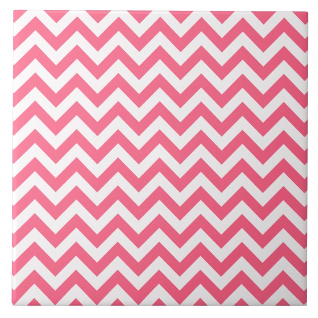 Azulejo De Cerámica Trendy Chevron Tile (Frente)