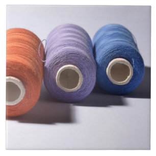 Azulejo De Cerámica Tres piscinas de tela cerámica de hilo