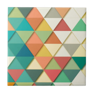 Azulejo De Cerámica Triángulo geométrico